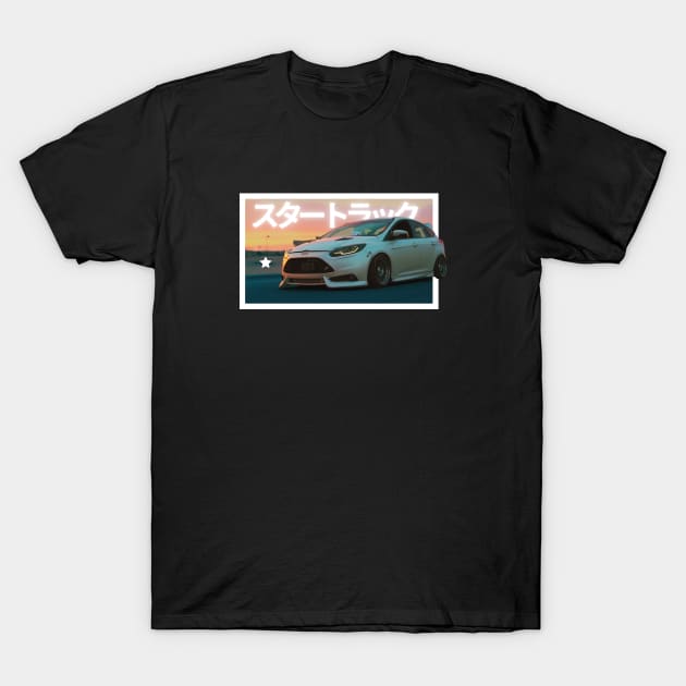 Ford Focus St T-Shirt by Mangekyou Media